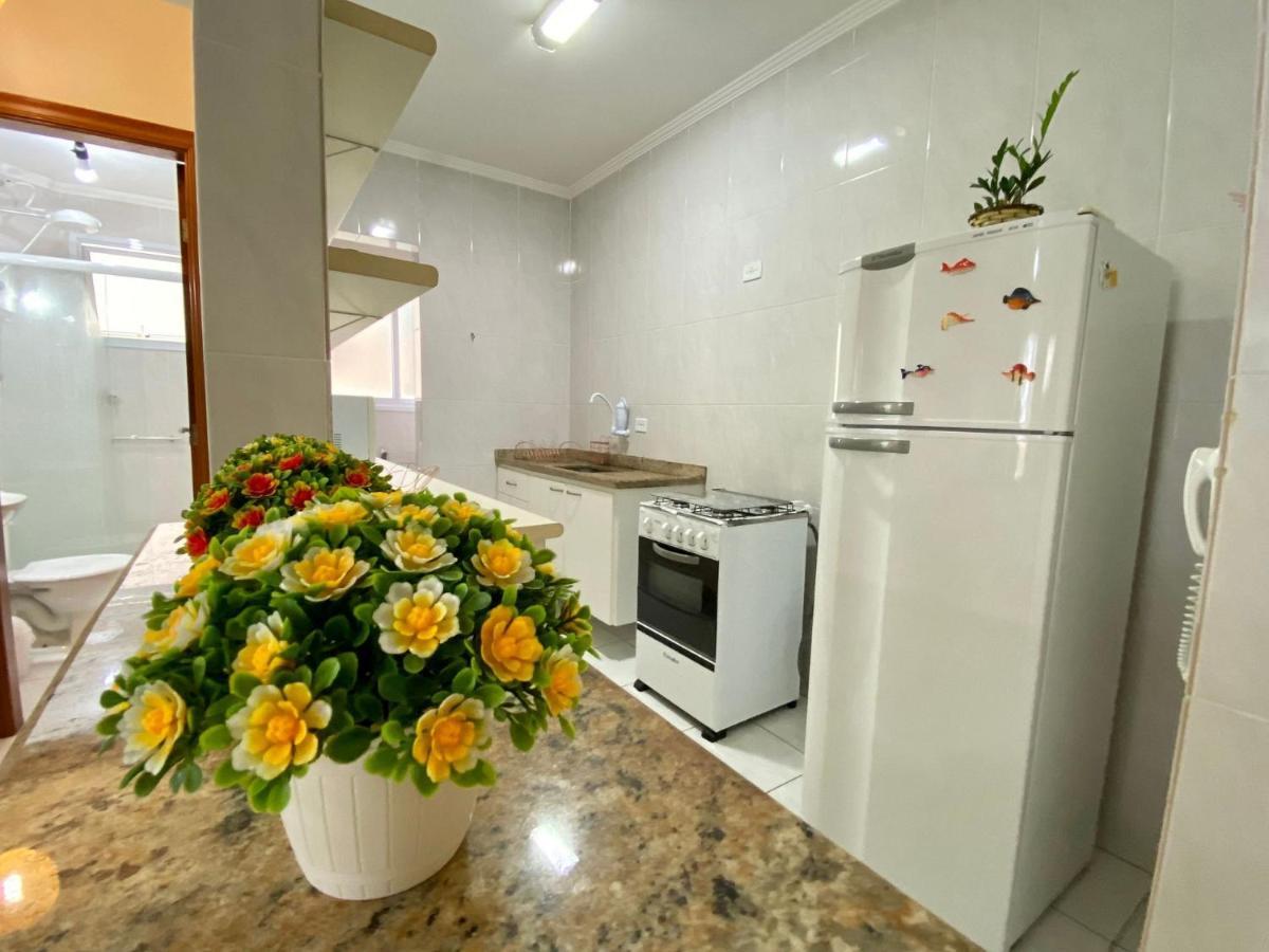 G086 - Apto Vista Mar Na Quadra Da Feirinha Da Guilhermina Praia Grande  Eksteriør billede